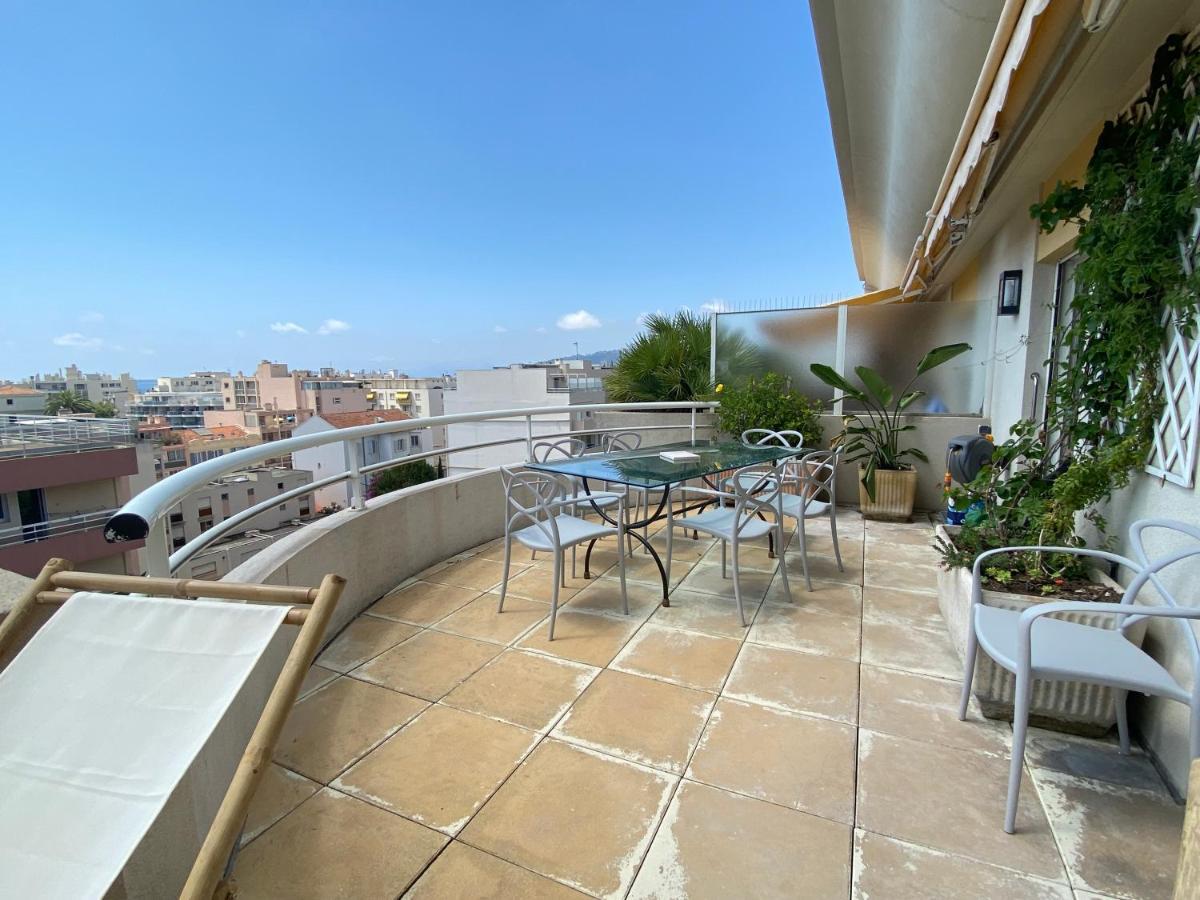 T3 Climatise Villa Juana Avec Parking Et Proche Plage Antibes Exterior foto